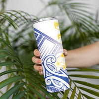 Philippines Tribal Sun Personalized Skinny Tumbler Hunting Eagle
