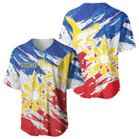 Personalized Filipino Sun and Stars Baseball Jersey Grunge Vibes