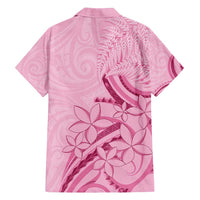 Aotearoa Maori Family Matching Puletasi and Hawaiian Shirt Pink Fern Ribbons LT7 - Polynesian Pride