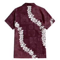 Hawaii Aloha Family Matching Mermaid Dress and Hawaiian Shirt Champange Quilt Patch Work Mix Plumeria Lei LT7 - Polynesian Pride