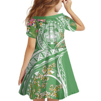 Aloha Molokai Island Family Matching Off The Shoulder Long Sleeve Dress and Hawaiian Shirt Hawaii Pua Kukui LT7 - Polynesian Pride