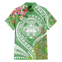 Aloha Molokai Island Family Matching Off Shoulder Maxi Dress and Hawaiian Shirt Hawaii Pua Kukui LT7 - Polynesian Pride