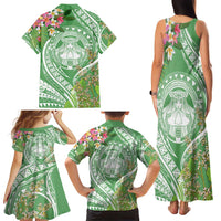 Aloha Molokai Island Family Matching Tank Maxi Dress and Hawaiian Shirt Hawaii Pua Kukui LT7 - Polynesian Pride