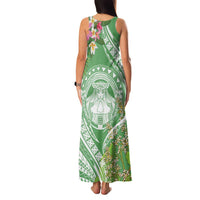 Aloha Molokai Island Family Matching Tank Maxi Dress and Hawaiian Shirt Hawaii Pua Kukui LT7 - Polynesian Pride