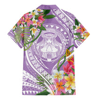 Aloha Hawaii Kauai Family Matching Mermaid Dress and Hawaiian Shirt Frangipani Mix Mokihana Lei LT7 - Polynesian Pride