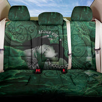 New Zealand Aroha Koe Mama Back Car Seat Cover Maori Hongi - Pounamu LT7 One Size Green - Polynesian Pride