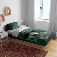 New Zealand Aroha Koe Mama Bedding Set Maori Hongi - Pounamu