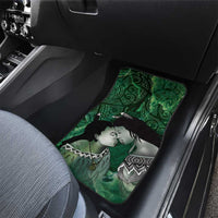 New Zealand Aroha Koe Mama Car Mats Maori Hongi - Pounamu LT7 - Polynesian Pride