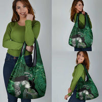 New Zealand Aroha Koe Mama Grocery Bag Maori Hongi - Pounamu LT7 - Polynesian Pride