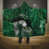 New Zealand Aroha Koe Mama Hooded Blanket Maori Hongi - Pounamu LT7 - Polynesian Pride