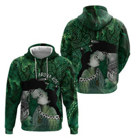 New Zealand Aroha Koe Mama Hoodie Maori Hongi - Pounamu LT7 - Polynesian Pride