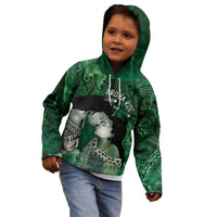 New Zealand Aroha Koe Mama Kid Hoodie Maori Hongi - Pounamu LT7 - Polynesian Pride