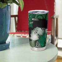 New Zealand Aroha Koe Mama Tumbler Cup Maori Hongi - Pounamu LT7 - Polynesian Pride