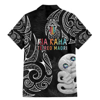 Kia Hara Te reo Maori Family Matching Mermaid Dress and Hawaiian Shirt Manaia Moko Pattern LT7 - Polynesian Pride