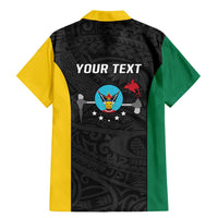 Personalised PNG Hela Province Family Matching Mermaid Dress and Hawaiian Shirt Bird of Paradise Tattoo Flag Motif LT9 - Polynesian Pride
