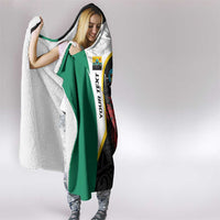 Personalised PNG Hela Province Hooded Blanket Bird of Paradise Tattoo Flag Motif LT9 - Polynesian Pride