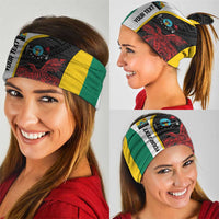 Personalised PNG Hela Province Neck Gaiter Bird of Paradise Tattoo Flag Motif LT9 - Polynesian Pride