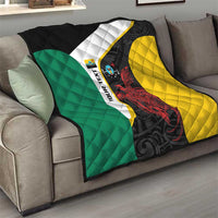 Personalised PNG Hela Province Quilt Bird of Paradise Tattoo Flag Motif LT9 - Polynesian Pride