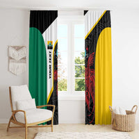 Personalised PNG Hela Province Window Curtain Bird of Paradise Tattoo Flag Motif LT9 - Polynesian Pride
