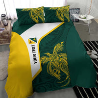 Personalised PNG Jiwaka Province Bedding Set Bird of Paradise Tattoo Flag Motif LT9 - Polynesian Pride