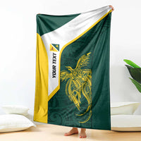 Personalised PNG Jiwaka Province Blanket Bird of Paradise Tattoo Flag Motif LT9 - Polynesian Pride