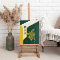 Personalised PNG Jiwaka Province Canvas Wall Art Bird of Paradise Tattoo Flag Motif LT9 - Polynesian Pride