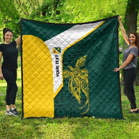 Personalised PNG Jiwaka Province Quilt Bird of Paradise Tattoo Flag Motif LT9 - Polynesian Pride