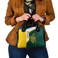 Personalised PNG Jiwaka Province Shoulder Handbag Bird of Paradise Tattoo Flag Motif LT9 - Polynesian Pride