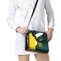 Personalised PNG Jiwaka Province Shoulder Handbag Bird of Paradise Tattoo Flag Motif LT9 - Polynesian Pride