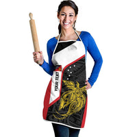 Personalised PNG Sandaun Province Apron Bird of Paradise Tattoo Flag Motif LT9 - Polynesian Pride