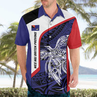 Personalised PNG West New Britain Province Hawaiian Shirt Bird of Paradise Tattoo Flag Motif LT9 - Polynesian Pride