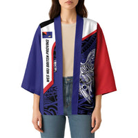 Personalised PNG West New Britain Province Kimono Bird of Paradise Tattoo Flag Motif LT9 - Polynesian Pride
