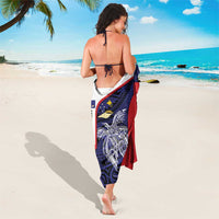 Personalised PNG West New Britain Province Sarong Bird of Paradise Tattoo Flag Motif LT9 - Polynesian Pride