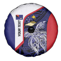 Personalised PNG West New Britain Province Spare Tire Cover Bird of Paradise Tattoo Flag Motif LT9 - Polynesian Pride