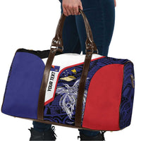 Personalised PNG West New Britain Province Travel Bag Bird of Paradise Tattoo Flag Motif LT9 - Polynesian Pride