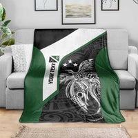 Personalised PNG Western Highlands Province Blanket Bird of Paradise Tattoo Flag Motif LT9 - Polynesian Pride