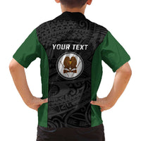 Personalised PNG Western Highlands Province Family Matching Tank Maxi Dress and Hawaiian Shirt Bird of Paradise Tattoo Flag Motif LT9 - Polynesian Pride