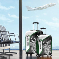 Personalised PNG Western Highlands Province Luggage Cover Bird of Paradise Tattoo Flag Motif LT9 - Polynesian Pride