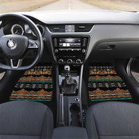 Black Batik Papua-inspired Pattern Car Mats - Polynesian Pride