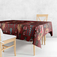 Oxblood Bird of Batik Papua Tablecloth Exotic Natural Wealth of Papua LT9 - Polynesian Pride
