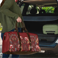 Oxblood Bird of Batik Papua Travel Bag Exotic Natural Wealth of Papua LT9 - Polynesian Pride