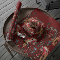Oxblood Bird of Batik Papua Wrapping Paper Exotic Natural Wealth of Papua LT9 - Polynesian Pride