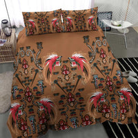 Terracotta Bird of Batik Papua Bedding Set Exotic Natural Wealth of Papua LT9 - Polynesian Pride