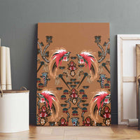Terracotta Bird of Batik Papua Canvas Wall Art Exotic Natural Wealth of Papua LT9 - Polynesian Pride