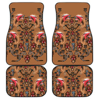 Terracotta Bird of Batik Papua Car Mats Exotic Natural Wealth of Papua LT9 - Polynesian Pride