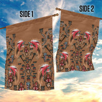 Terracotta Bird of Batik Papua Garden Flag Exotic Natural Wealth of Papua LT9 - Polynesian Pride
