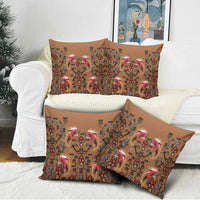 Terracotta Bird of Batik Papua Pillow Cover Exotic Natural Wealth of Papua LT9 - Polynesian Pride