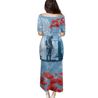 FSM Verterans Day Family Matching Puletasi and Hawaiian Shirt Their Lives Your Freedom LT9 - Polynesian Pride