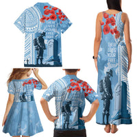 FSM Verterans Day Family Matching Tank Maxi Dress and Hawaiian Shirt Their Lives Your Freedom LT9 - Polynesian Pride