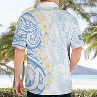 Palau 1981 Tribal Tattoo Hawaiian Shirt with Belau Plumeria Flowers LT9 - Polynesian Pride